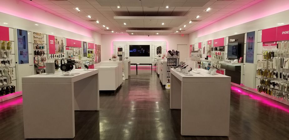 Interior photo of T-Mobile Store at Rosemead Place Shopping Center, Rosemead, CA