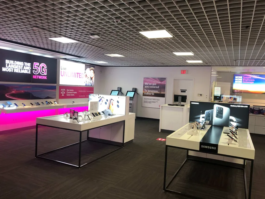 Interior photo of T-Mobile Store at W Mercury Blvd & Todds Ln, Hampton, VA