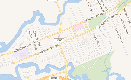 map of 564 California Ave Wahiawa, HI 96786