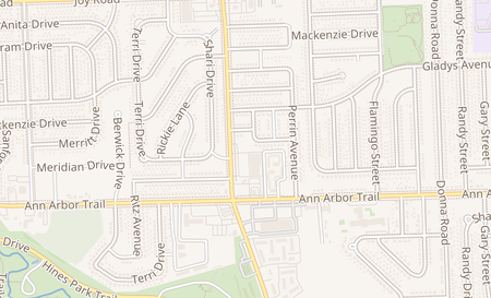 map of 3693 Dix Hwy Lincoln Park, MI 48146