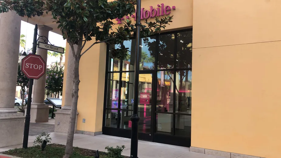 Exterior photo of T-Mobile store at Palladio At Broadstone, Folsom, CA