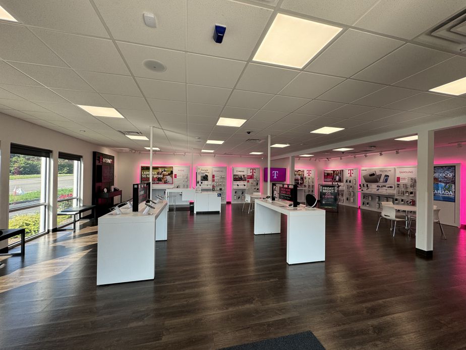 Interior photo of T-Mobile Store at S Broad St & Cumberland Gallery Rd, New Tazewell, TN