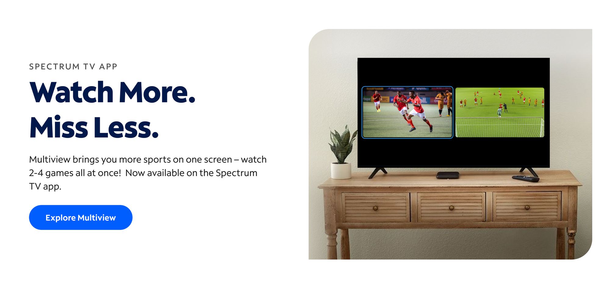 World Cup Multi view Banner- TV Streaming Service Pages