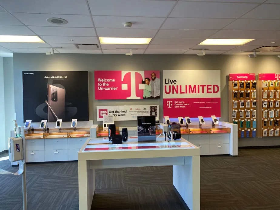 Interior photo of T-Mobile Store at Steelyard Dr & W 14th St, Cleveland, OH