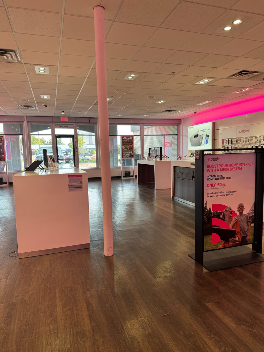 Interior photo of T-Mobile Store at Shoppes at Knollwood, St Louis Park, MN