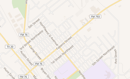 map of 919 Fabens St E Fabens, TX 79838