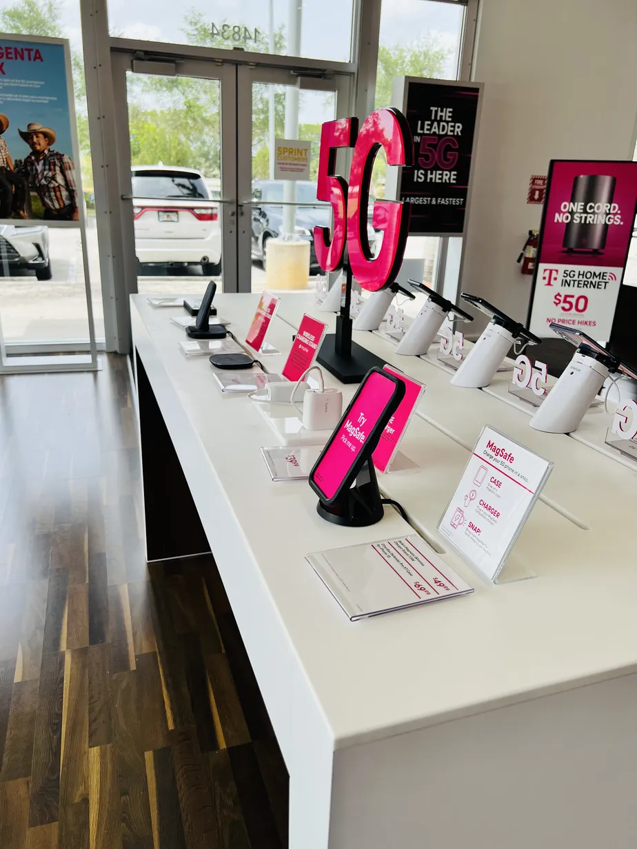 Interior photo of T-Mobile Store at Pines & I-75, Pembroke Pines, FL