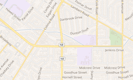 map of 15031 Mulberry Drive Whittier, CA 90604