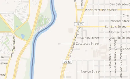 map of 2316 S Zapata Hwy 103 Laredo, TX 78046