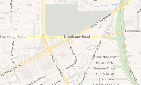 map of 1550 Austin Hwy 104 San Antonio, TX 78218