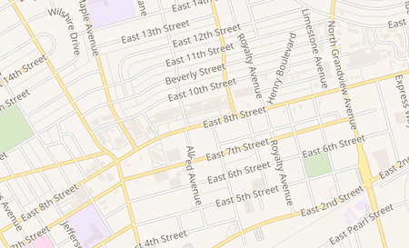 map of 1429 E 8th St Odessa, TX 79761