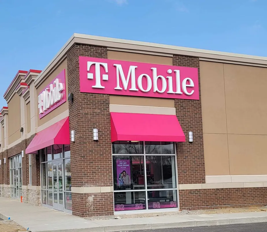 Exterior photo of T-Mobile store at M-89 & 12th, Plainwell, MI