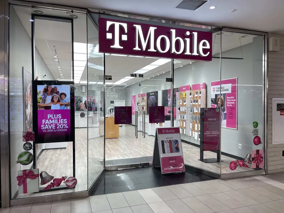 Exterior photo of T-Mobile Store at Rochdale Village Shopping Ctr, Jamaica, NY