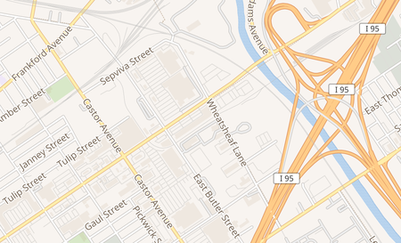 map of 3847 Aramingo Ave # 23 Philadelphia, PA 19137