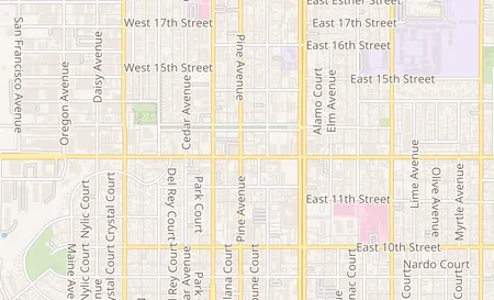 map of 1310 Pine Ave #C Long Beach, CA 90813