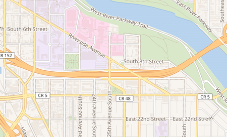 map of 815 25th Ave S B Minneapolis, MN 55454