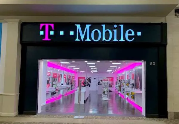 Exterior photo of T-Mobile store at Carolina Mall 1, Concord, NC