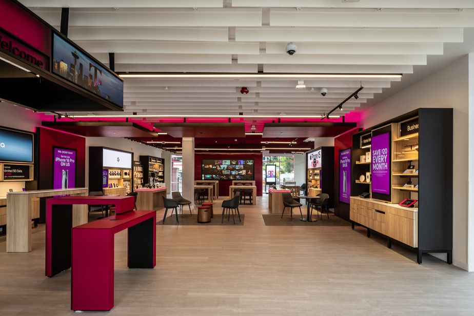 Interior photo of T-Mobile Store at Factoria & SE 36th St, Bellevue, WA