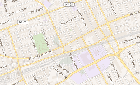 map of 160-05 Jamaica Avenue Jamaica, NY 11432