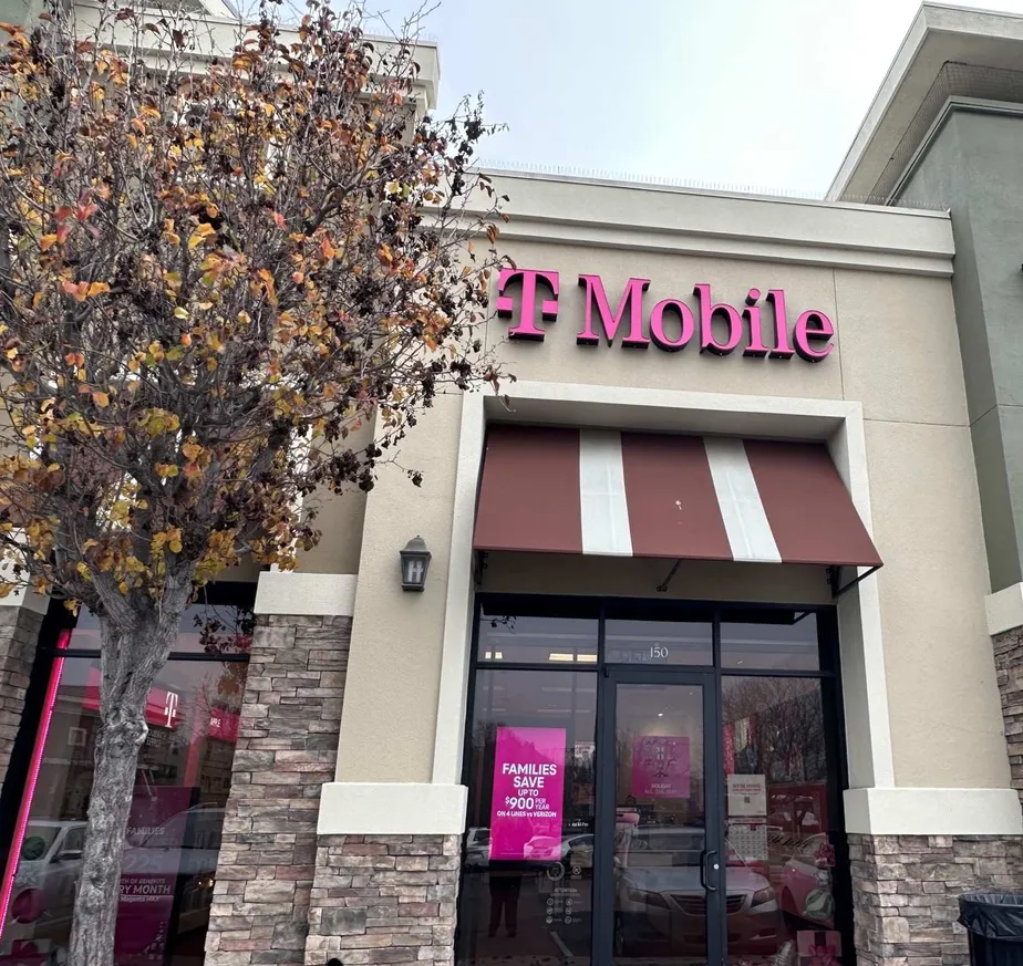 Exterior photo of T-Mobile Store at Main St & Eucalyptus Dr, American Canyon, CA