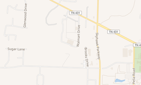 map of 850 University St Martin, TN 38237