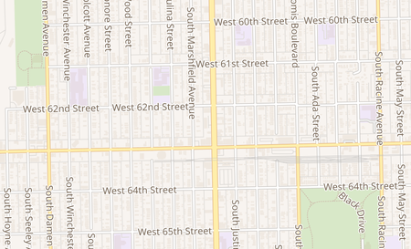 map of 6230 S Ashland Ave Unit D Chicago, IL 60636