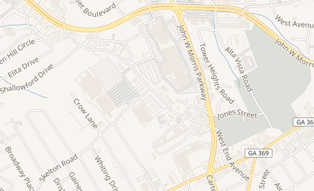 map of 525 Shallowford Rd #103 Gainesville, GA 30504