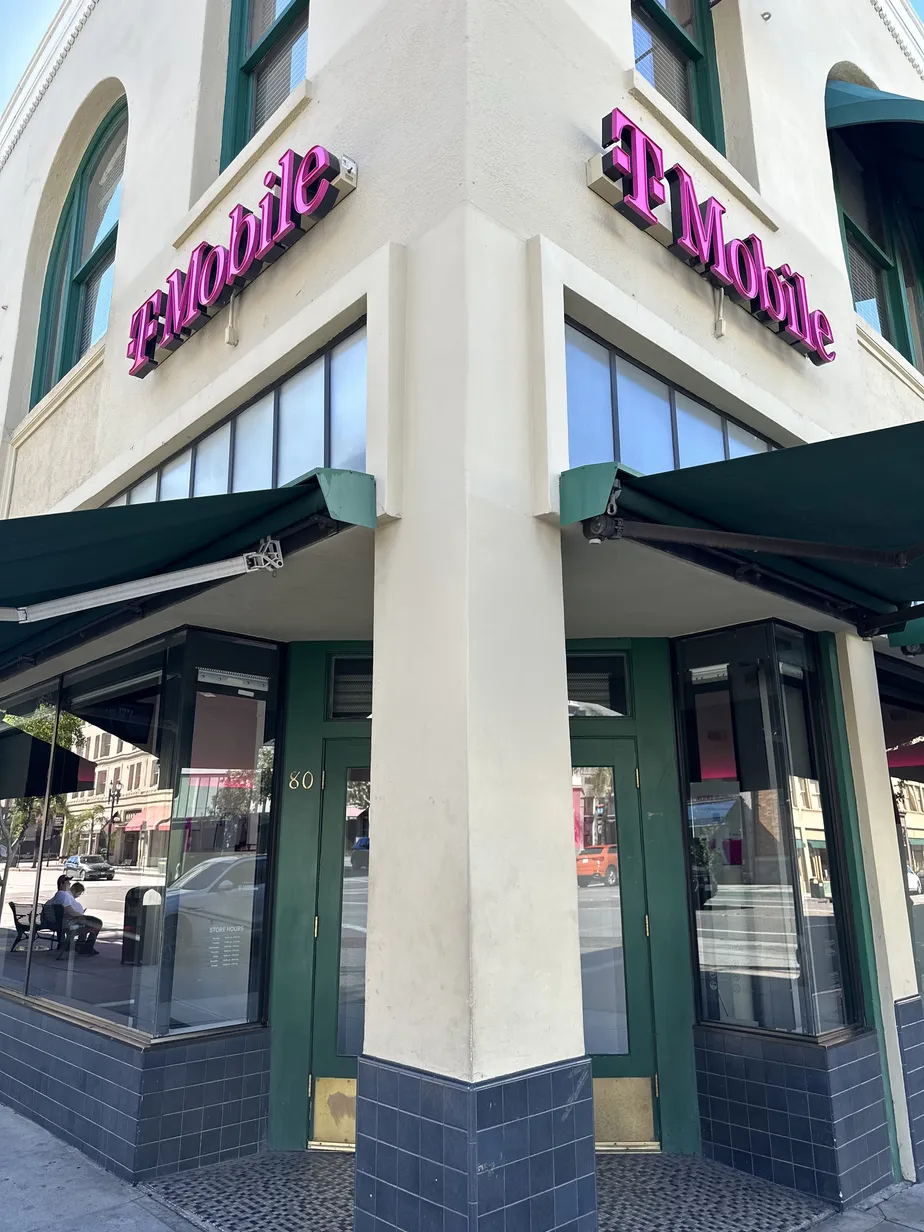 Exterior photo of T-Mobile Store at Old Town Pasadena, Pasadena, CA