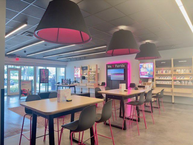 Interior photo of T-Mobile Store at State Rd 7 & Glades Rd, Boca Raton, FL