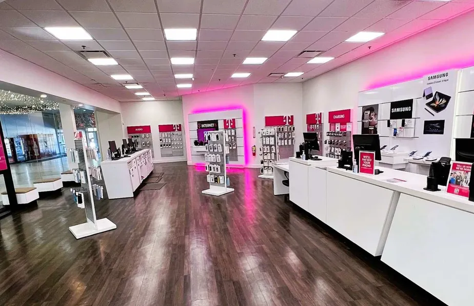 Interior photo of T-Mobile Store at Jefferson Valley Mall, Yorktown Heights, NY