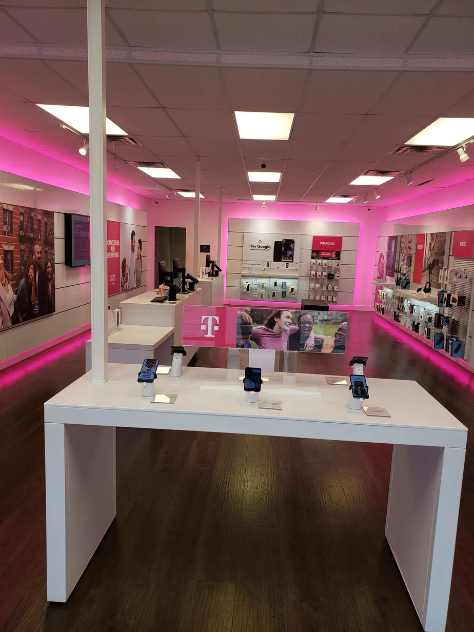 Interior photo of T-Mobile Store at E Loop 281 & N Fourth St, Longview, TX