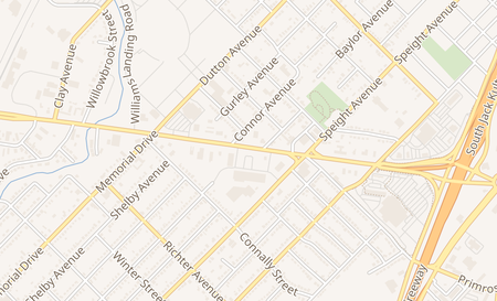 map of 1401 S Valley Mills Dr Waco, TX 76711