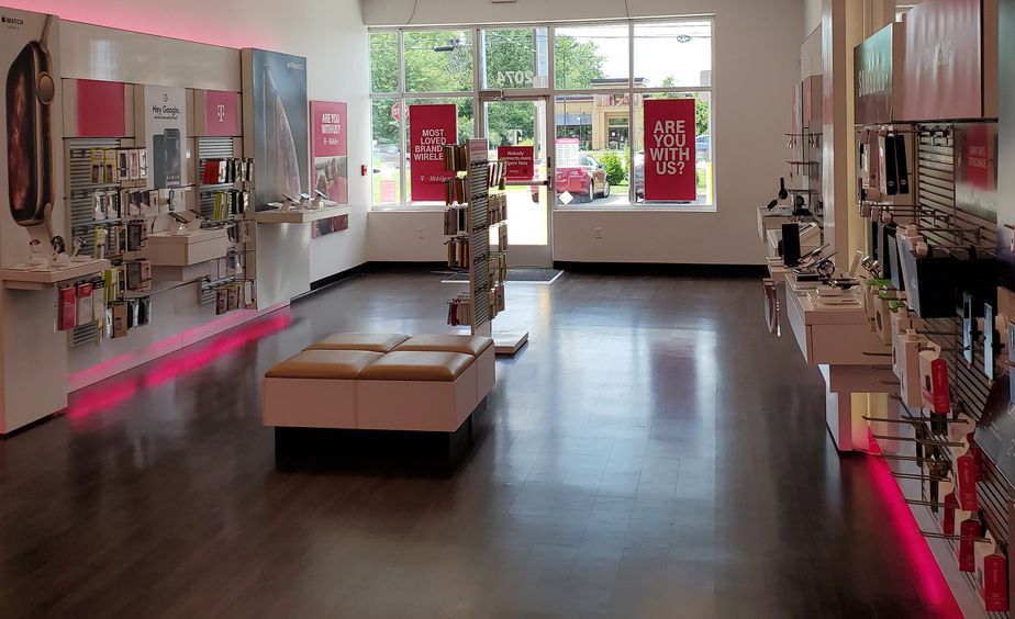 Interior photo of T-Mobile Store at Telegraph Frenchtown, Frenchtown, MI