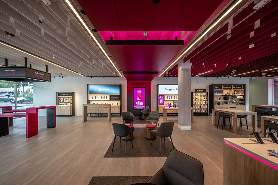 Interior photo of T-Mobile Store at Factoria & SE 36th St, Bellevue, WA