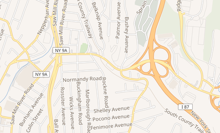 map of 132 Tuckahoe Road Yonkers, NY 10710