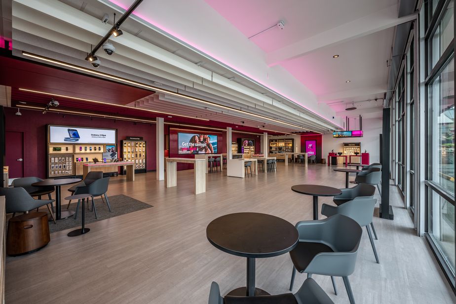 Interior photo of T-Mobile Store at 6th & Pearl, Tacoma, WA