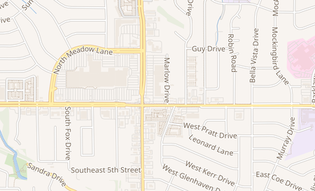 map of 7023 E Reno Ave Midwest City, OK 73110