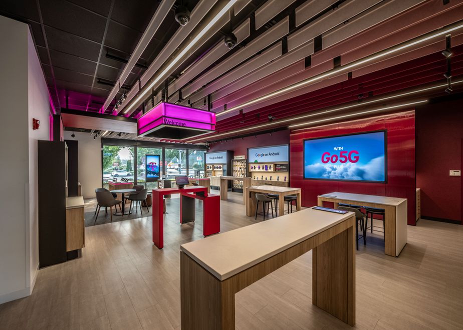 Interior photo of T-Mobile Store at SE 272nd & SE 172nd, Covington, WA