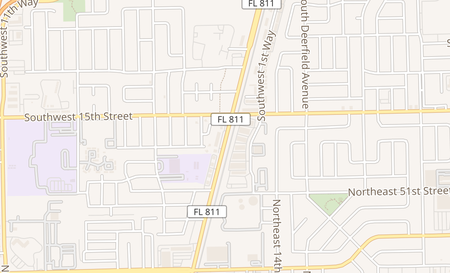 map of 5333 N Dixie Hwy Pompano Beach, FL 33064