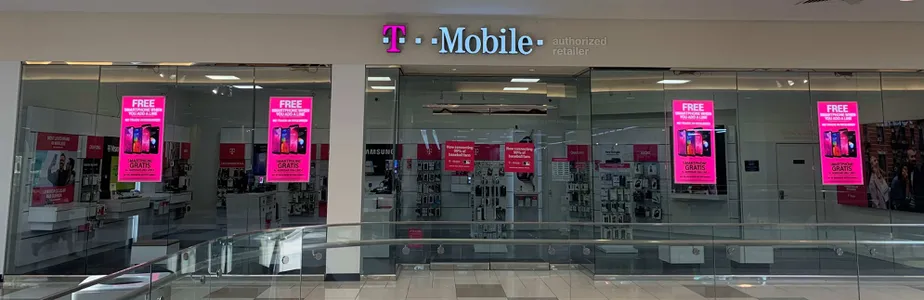 Exterior photo of T-Mobile store at Eagle Rock Plaza, Los Angeles, CA