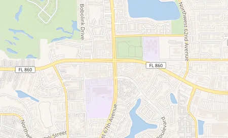 map of 18524 NW 67th Ave Hialeah, FL 33015