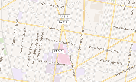 map of 3605 Germantown Ave Philadelphia, PA 19140