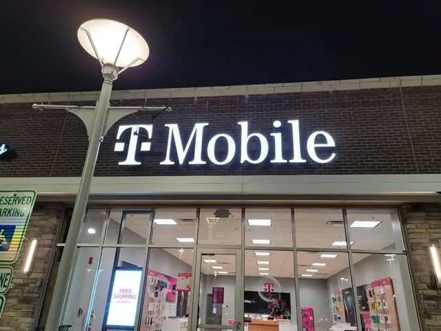 Exterior photo of T-Mobile store at Massillon Rd & Graybill Rd, Uniontown, OH