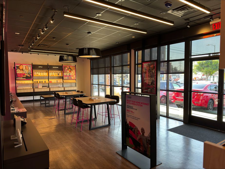Interior photo of T-Mobile Store at Western & Venice, Los Angeles, CA