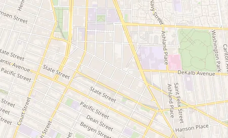 map of 472 Fulton Street Brooklyn, NY 11201