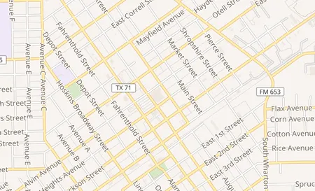 map of 306 N Mechanic St El Campo, TX 77437