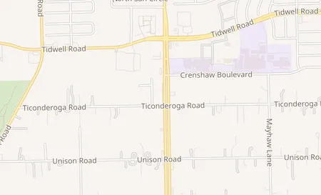 map of 12333 Ticonderoga Rd Houston, TX 77044