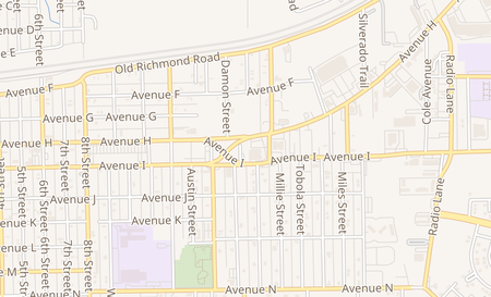 map of 3302 Avenue H Suite #102 Rosenberg, TX 77471