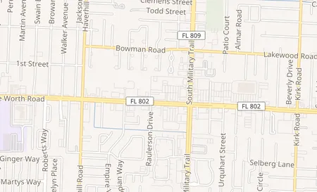 map of 4641 Lake Worth Rd Greenacres, FL 33463