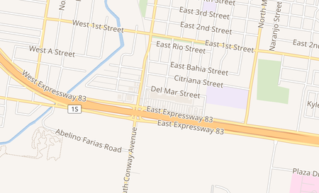 map of 107 E Expressway 83 107 Mission, TX 78572